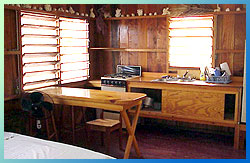 inside Carol's cabana